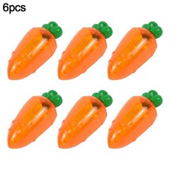 3/6pcs Easter Plastic Carrot Candy Box Creative Clear Gift Boxes Easter Party De