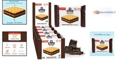 Individually Wrapped Dark Chocolate Wafer Cookies – Keto, Low Sugar, Snack