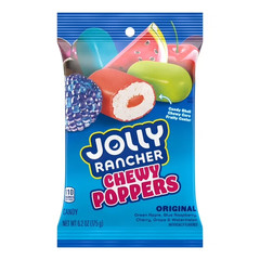 JOLLY RANCHER Chewy Poppers Original Fruit Flavored Candy Bag, 6.2 oz