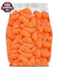 Bulk Orange Slices Candy – 2Lb Classic Sugar Coated Gummy Treats