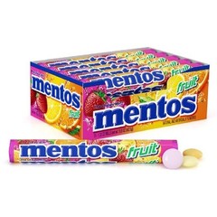 Mentos Candy, Mint Chewy Candy Roll, Fruit, Non-Melting, Holiday, Party, Conc…