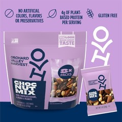 Orchard Valley Harvest Chocolate Raisin Nut Trail Mix Pack of 8 Healthy Snack