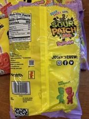 7.93oz Bag SOUR PATCH KIDS Bunnies Soft & Chewy Candy Lemon+ Lime+ Orange 3bags