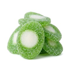 Sour Kiwi Slices Gummy Candy – Sweet & Tangy Sugar Coated Chewy Fruit Candy