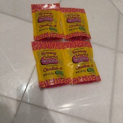 4 Pack Trader Joe’s Sweet & Sour Gummy Worms Candies 5 oz ea Gummies Zero Sugar