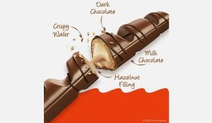 New Kinder Bueno Crispy Creamy Chocolate Bar, 1.5 oz, 20 Count