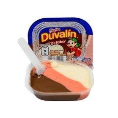 Ricolino Duvalin Tri Sabor Hazelnut, Strawberry and Vanilla 18 Pieces Per Pack