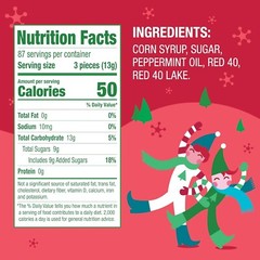 Mini Candy Canes Tub 260 Count Sweet Peppermint Holiday Treats for Sharing