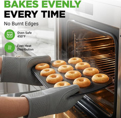 Variety 2 Pack Full & Mini Donut Pan for Baking | One 12-Cavity Mini Donut Pan &