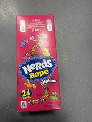 Nerds Rope Rainbow 24 Ct / Net Wt 22 Oz (1.37 LB) 624 G / BB Sept 05 2026