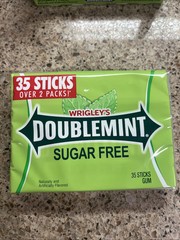 1x Pack Wrigley’s Doublemint Chewing Gum | 35 Sticks Per Pack | Sugar Free 2/26