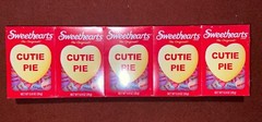 5 Pack Lot -Sweethearts The Original Cutie Pie CONVERSATION HEARTS BB: May 2026