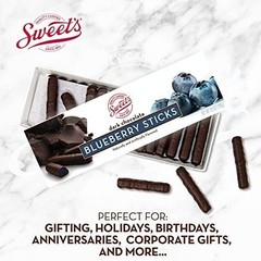 Kosher Certified Dark Chocolate Fruit Flavored Sticks – Pack of 2, 10.5oz