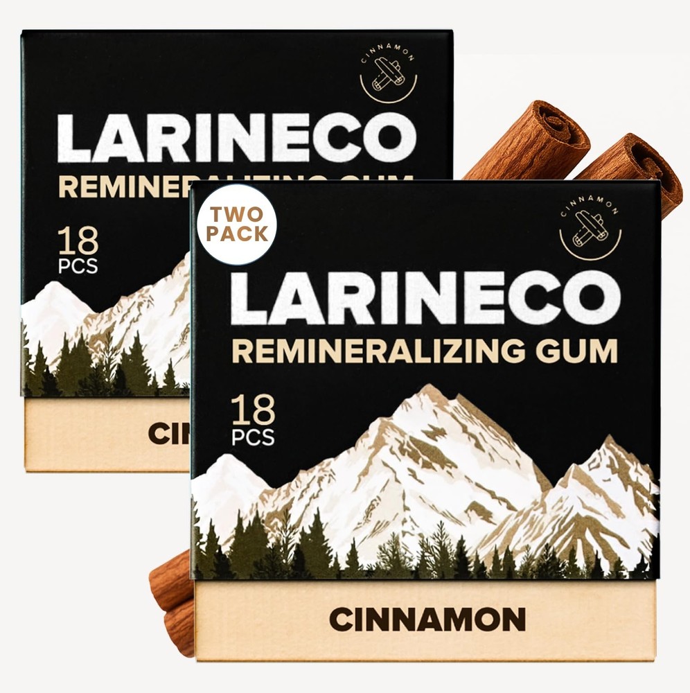 Larineco Remineralizing Gum with Nano Hydroxyapatite & Xylitol