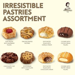 Cookie Gift Tin – Italian Pastries & Cookies in Individually Wrapped Trays