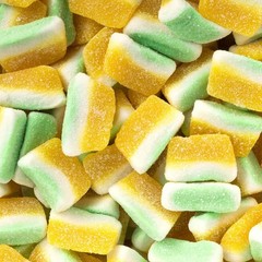 Pina Colada Gummy Slice 4 Pound UK Bulk Gummi Candy British Gummies