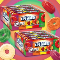 LIFE SAVERS 5 Flavors Hard Candy Bulk Pack, 1.14 oz Roll (Pack of 20)