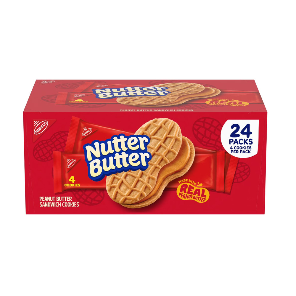 Nutter Butter Peanut Butter Sandwich Cookies 24 pk