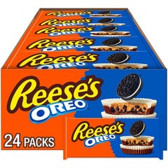 Reese’s Oreo Milk Chocolate and White Creme Peanut Butter Cups, 24 pk.