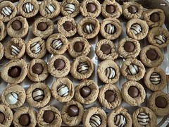 Homemade Peanut Butter Hershey Kiss Cookies Bakers Dozen Fresh Made To Order !