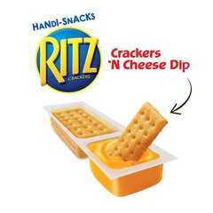 Handi-Snacks RITZ Crackers ‘N Cheesy Dip Snack Packs, 20 Snack Packs