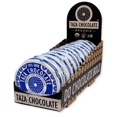 5/27 Taza Chocolate Organic Mexican-Style Disc 70% Dark Chocolate, Sea Salt, 2.7