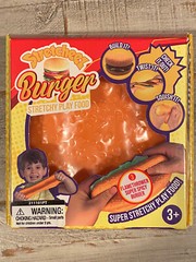 Stretcheez Burger, A Sticky, Stretchy Burger Themed Toy / You Choose