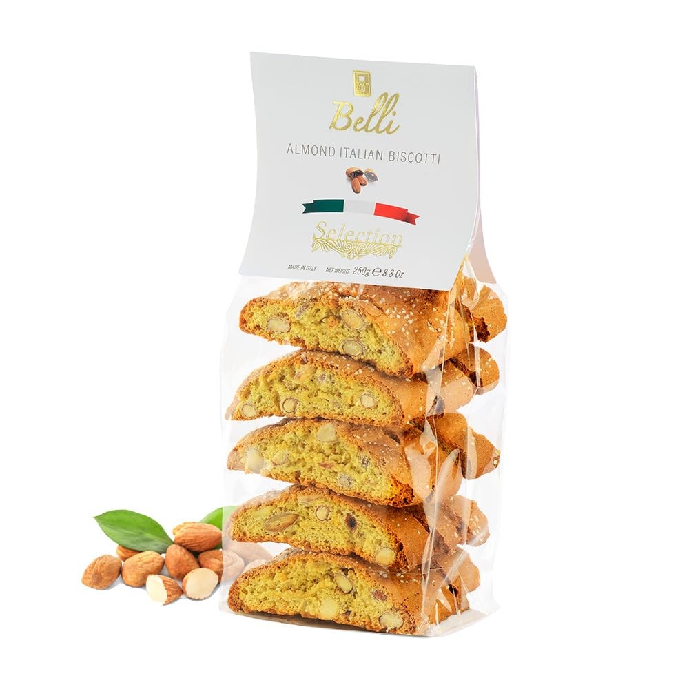 Italian Almond Biscotti | Made in Tuscany, Italy | Belli Traditional Semi Sof…