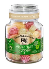 | Mixed Fruit Hard Candy Drops | 10.50 Ounce Jar