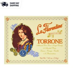 Elegant 7.62oz Torrone Assortment Box – Traditional Italian Nougat Treasures