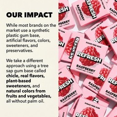 , Sugar Free, Natural, Xylitol, Long Lasting Chewing Gum, Natural Flavors, Or…