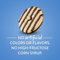 Voortman Bakery SUGAR FREE Fudge Striped Shortbread Cookies 11.3 Oz Pack
