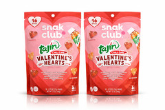 2 Snak Club Tajin Chili & Lime Valentine’s Hearts Gummy Gummies Candy 16 Bags