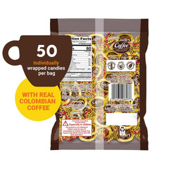 Coffee Delight Hard Candy – Pack of 50 Gluten Free Coffee-Flavored Candies Made