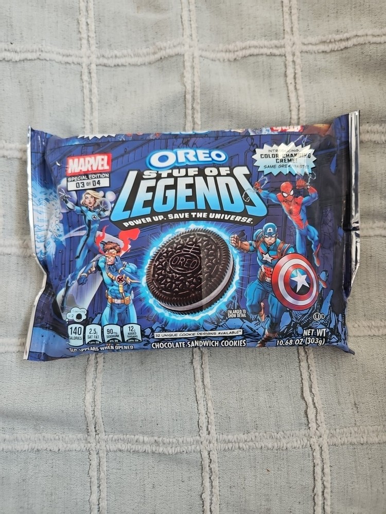 MARVEL OREO Stuf of Legends Chocolate Sandwich Cookies Special Edition 10.68 #3