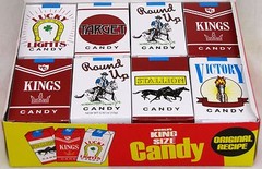 Worlds King Size Candy Cigarettes 2 Boxes 48 Packs Total Bulk Sticks Candies