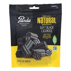 3 Pack – Panda Natural Soft Original Black Licorice Candy – 1 Bag (7oz)