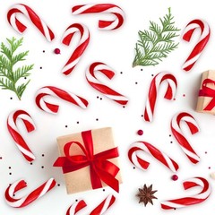 Christmas Mini Candy Canes Classic Red & White Peppermint Flavor 200 Count