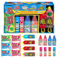 Candy Variety Pack, 18 Count Assorted Lollipops, Bulk Individually Wrapped Ring