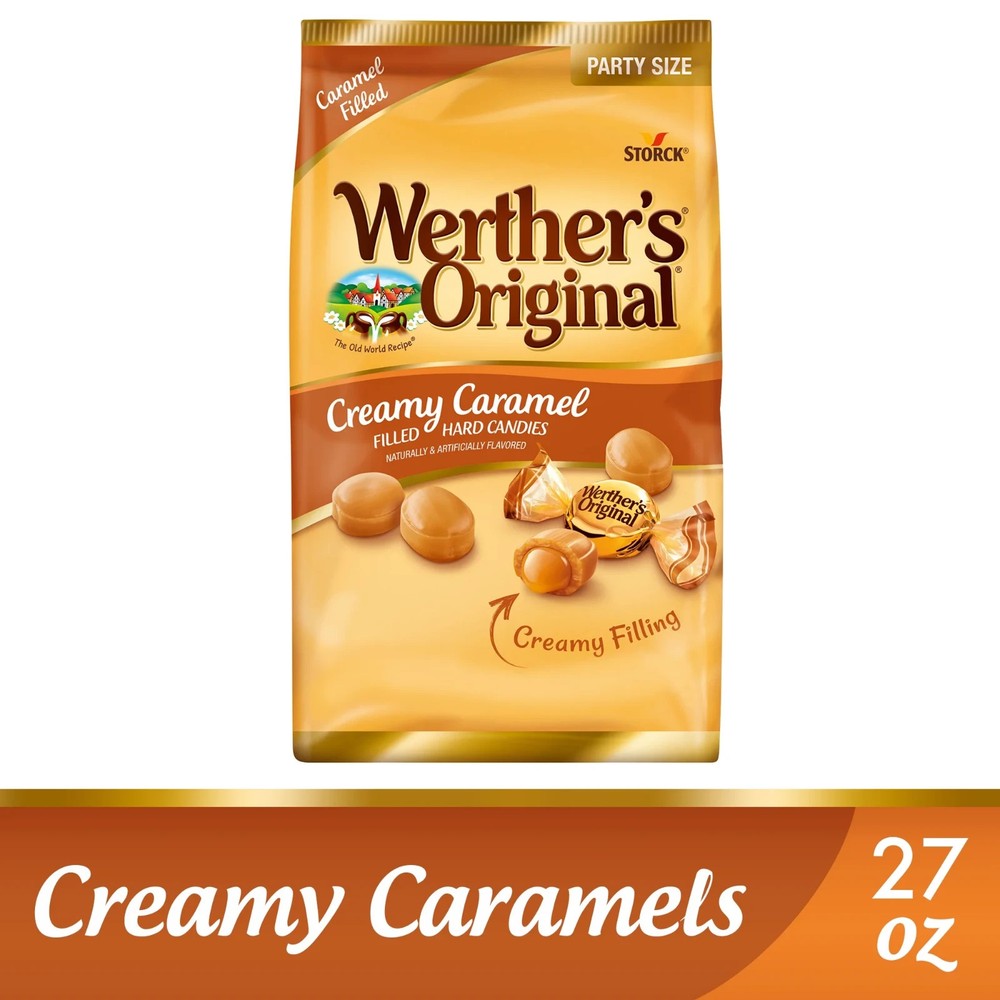 Werther’s Original Creamy Caramel Filled Candy, 27 oz