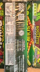 Lot Of 5 Sour Punch PICKLE ROULETTE 4.5 Ounces Each Green Apple Watermelon 04/26