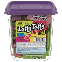 Assorted Fruit Flavored Taffy Candy 145 Pieces Pack of 2 Chewy and Individual…