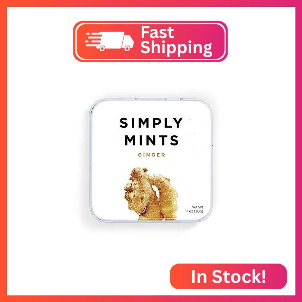 Simply Mints (Ginger, 30 Count (1 Tin))