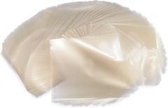 Clear Caramel Candy & Chocolate Wrappers Natural Cellophane 1000 Square Sheets