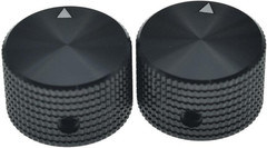 2Pcs 63/64″(25Mm) Diam. Aluminium Potentiometer Knobs 1/4″ Universal Metal Pot K