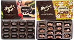 2 BOXES Hawaiian Host Chocolate Covered Macadamia Nuts Island Sealed Fresh Aloha