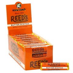 Traditional Butterscotch Hard Candy by Reed’s – 24 Rolls