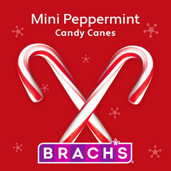 Brach’S Mini Peppermint Candy Canes, Christmas Candy, Stocking Stuffers, Holiday