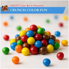 SIXLETS ASSORTED ~ Colorful Flavor Burst ~ 1LB – 16OZ ~ SHIPS FREE