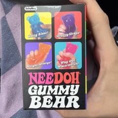 Needoh Gummy Bear PINK BRAND NEW sealed, never opened Schylling Rare